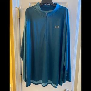 Teal Under Armour 1/4 zip
